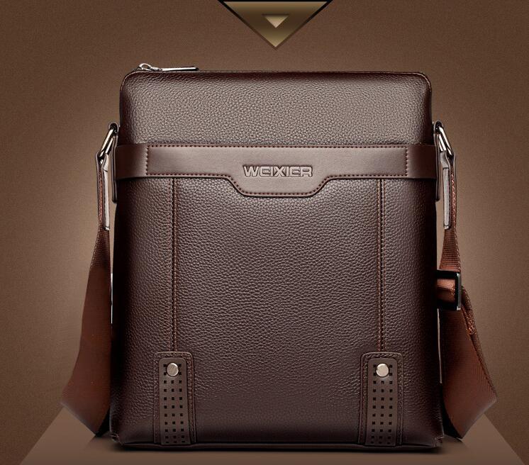 Fashion PU Leather Men Messenger Bags