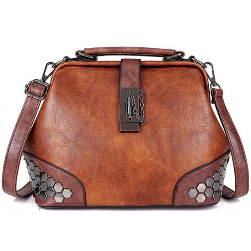 Women Handbag Leather Small Doctor Bag/Women Shoulder Bag