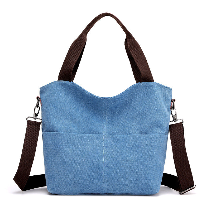 Shoulder women bag canvas bag