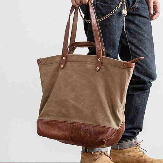 Men's Tote Bag Designer Co-branded